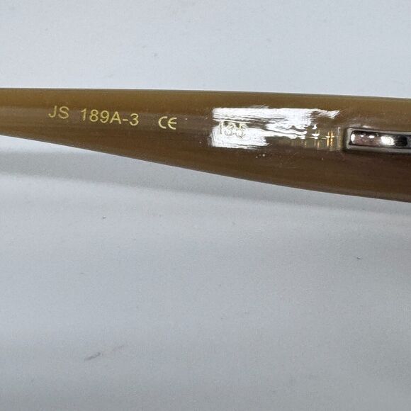 JILL STUART JS189A-3 Eyeglasses Frame Petite 52-17-135 Dark Brown/Beige H15763 - Picture 5 of 7